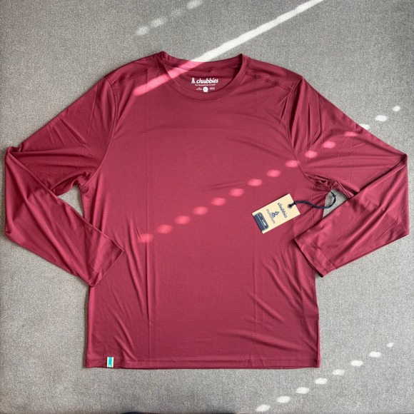 chubbies Other - Chubbies Ultimate Performance T-Shirt Long Sleeve X-Large "The Cardinal Rule"